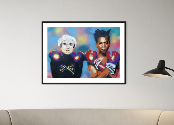 Jean-Michel Basquiat vs Andy Warhol